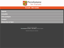 Tablet Screenshot of pierrefontaine-les-varans.fr